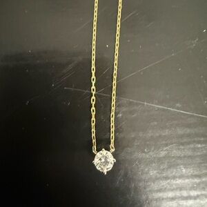 Scout & Lark Lab Grown Diamond Necklace on 10k yellow gold chain (1/4 ct)